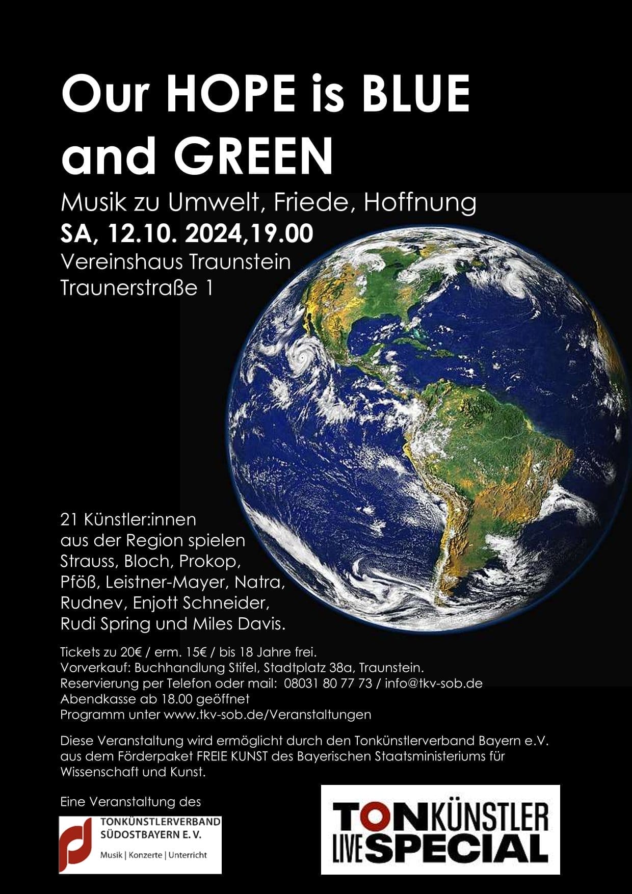 Our Hope is blue and green - Musik zu Umwelt, Friede, Hoffnung