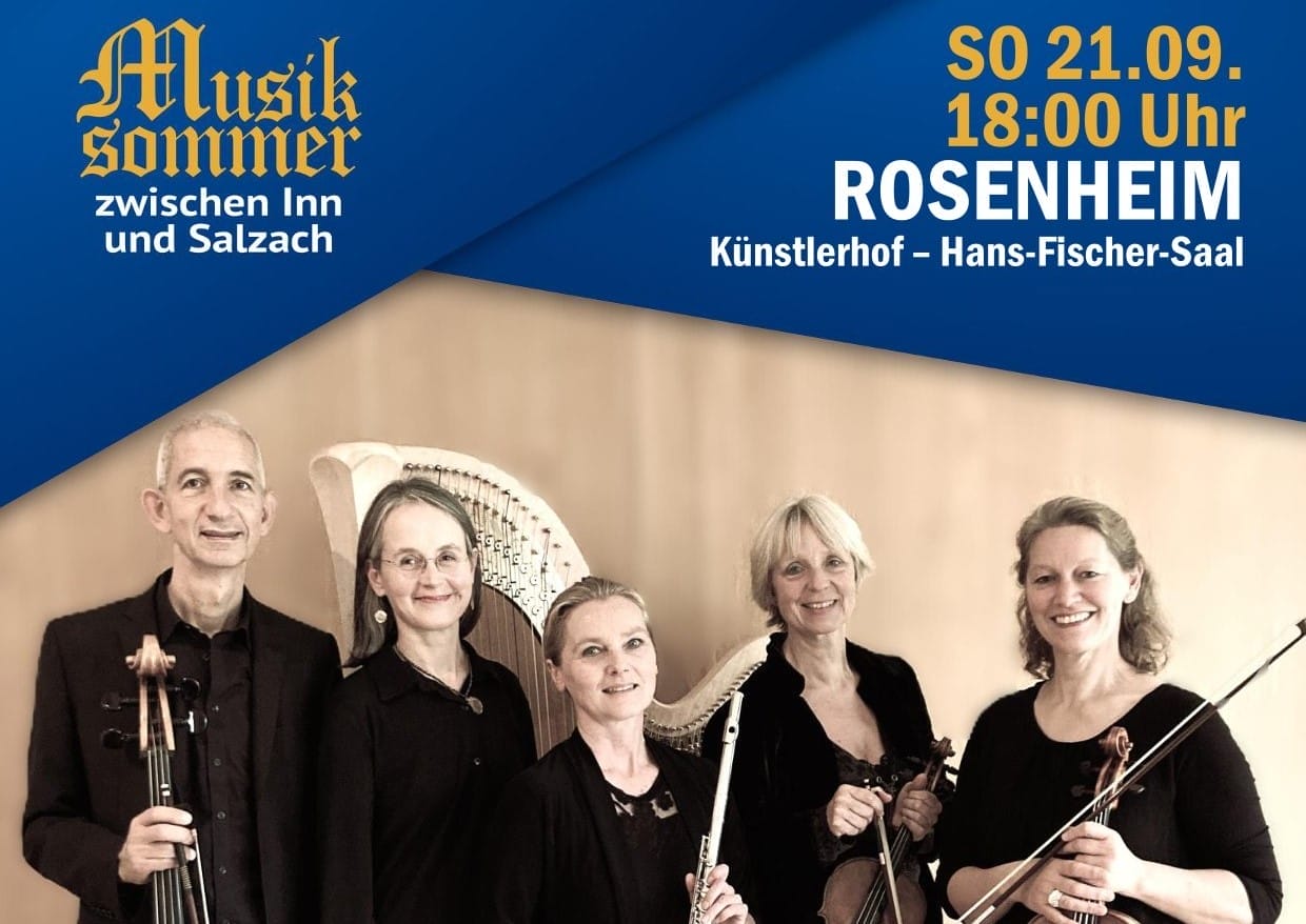 "Wilde Blumen" - ensemble mosaïque - 50 Jahre Musiksommer zwischen Inn und Salzach