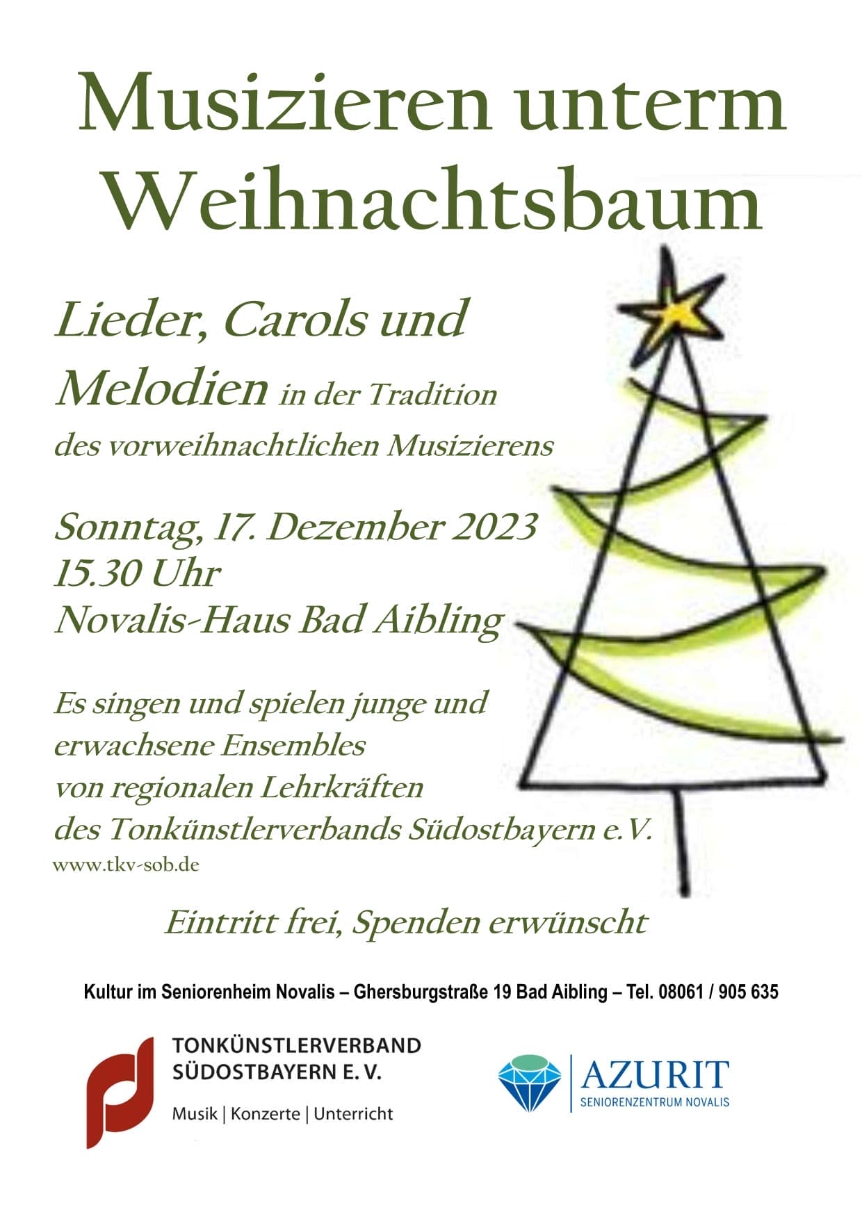 Musizieren unterm Weihnachtsbaum
