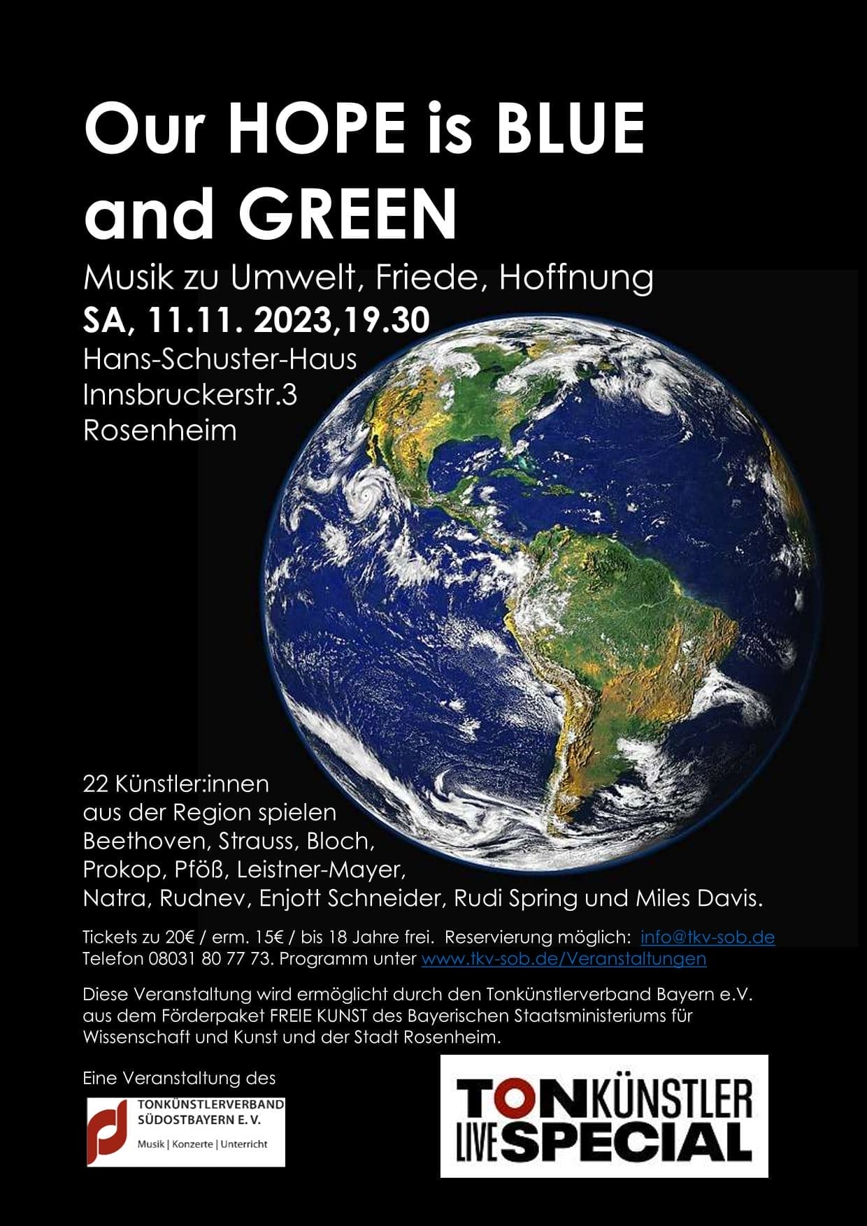 Our Hope is blue and green - Musik zu Umwelt, Friede, Hoffnung